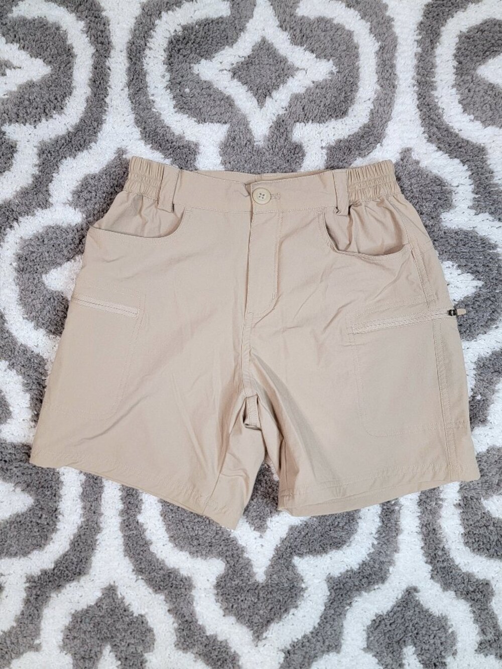 Willit Beige Hiking Outdoor Active Shorts | Size: XSmall